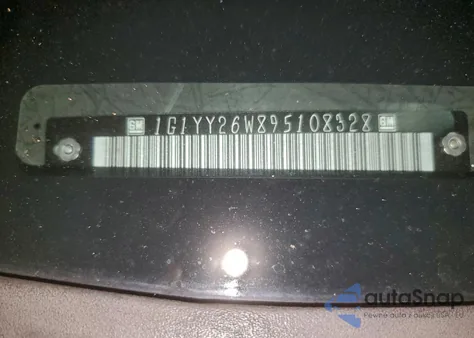 2009 Chevrolet Corvette from USA, damaged, VIN 1G1YY26W895108328